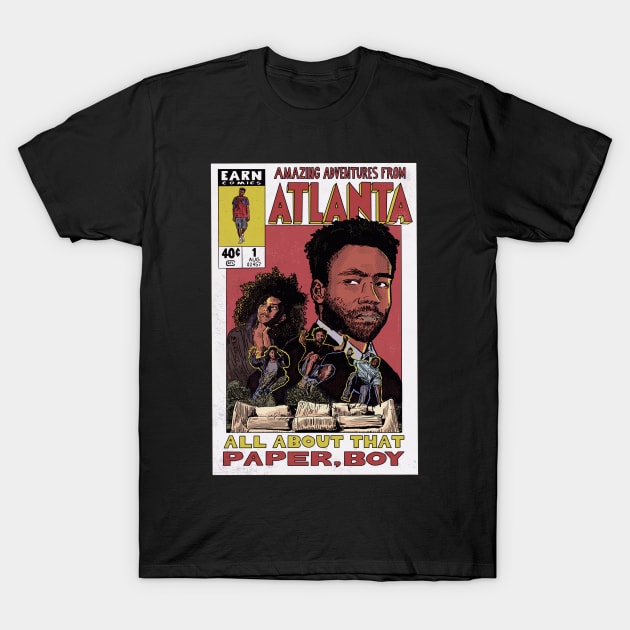 Amazing Adventures From Atlanta T-Shirt by Peter Katsanis Art